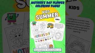  Mother’s Day Flower Coloring Pages
