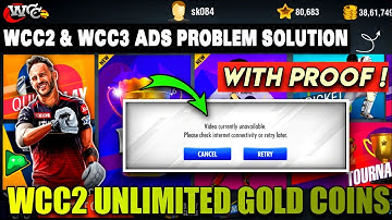 Wcc2 Unlimited Coins Trick | Wcc2 & Wcc3 Ads Not Show Problem Solved 😱| Double Rewards - Till Gamerz