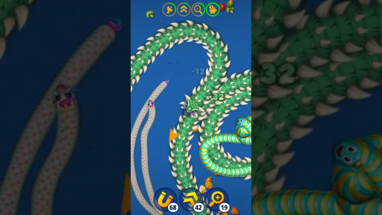 WORMS ZONE 🐍 KILL BYE BIGGEST SNAKE 🤒 HIGH SCORE GAME PLAY ⏯️ DUBBLE HEADSHOT GAME PLAY 💪 10000000