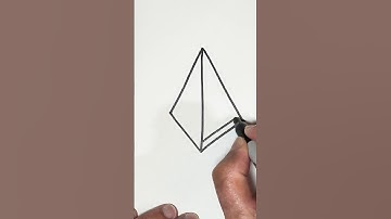Quick drawing of a Pyramid!        #drawingtutorial #drawingforkids