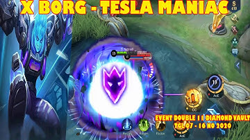 SKIN TERBARU | X BORG TESLA MANIAC | MOBILE LEGENDS