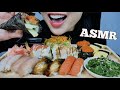 ASMR SUSHI CONE + NIGIRI + FRESH ROLLS (EATING SOUNDS) | SAS-ASMR