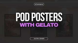 How To Sell Print On Demand Posters In Shopify With Gelato + Product Unboxing