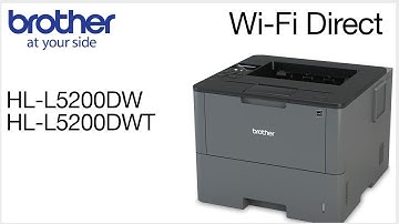 Connect to HLL5200DW with Wi-Fi Direct