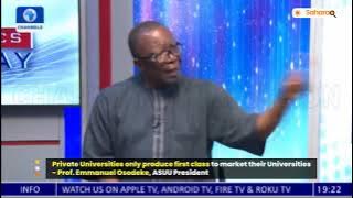 Private Universities Only Produce First Class To Market Their Universities - ASUU President
