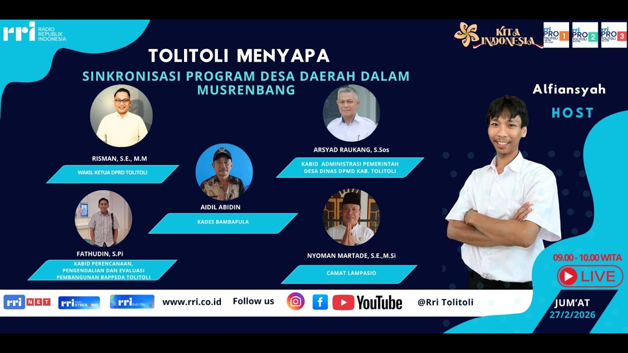 SINKRONISASI PROGRAM DESA DAERAH DALAM MUSRENBANG