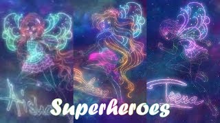 Winx Club Season 8 Ending With Superheroes Song!