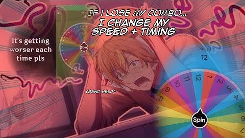If I lose my combo I change my Speed + Timing | Project SEKAI