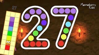 Numberblocks 27 Magic Run - Numberblocks Twenty Seven Adventure | Number Counting Go Explore