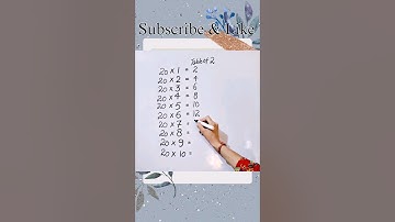 Hack of Table 20 😱😱 #maths #mathstricks #hack @study_care0