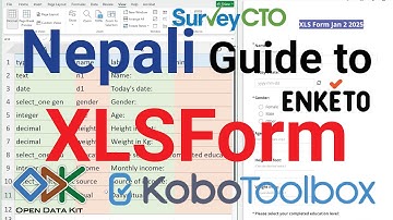 XLSForm Tutorial in Nepali | Basics of XLSForm  | KOBO Toolbox Tutorial in Nepali | M & E Data