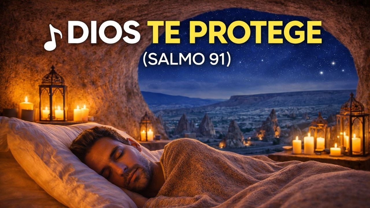 DUERME BAJO LA PROTECCIÓN DE DIOS. 🌙 Salmo 91 Mix, Poderoso para Dormir ...
