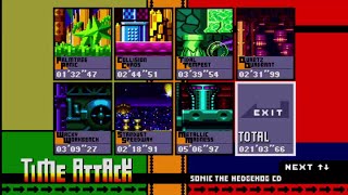 Sonic CD - Time Attack "Just in Time!" in 21'03"66