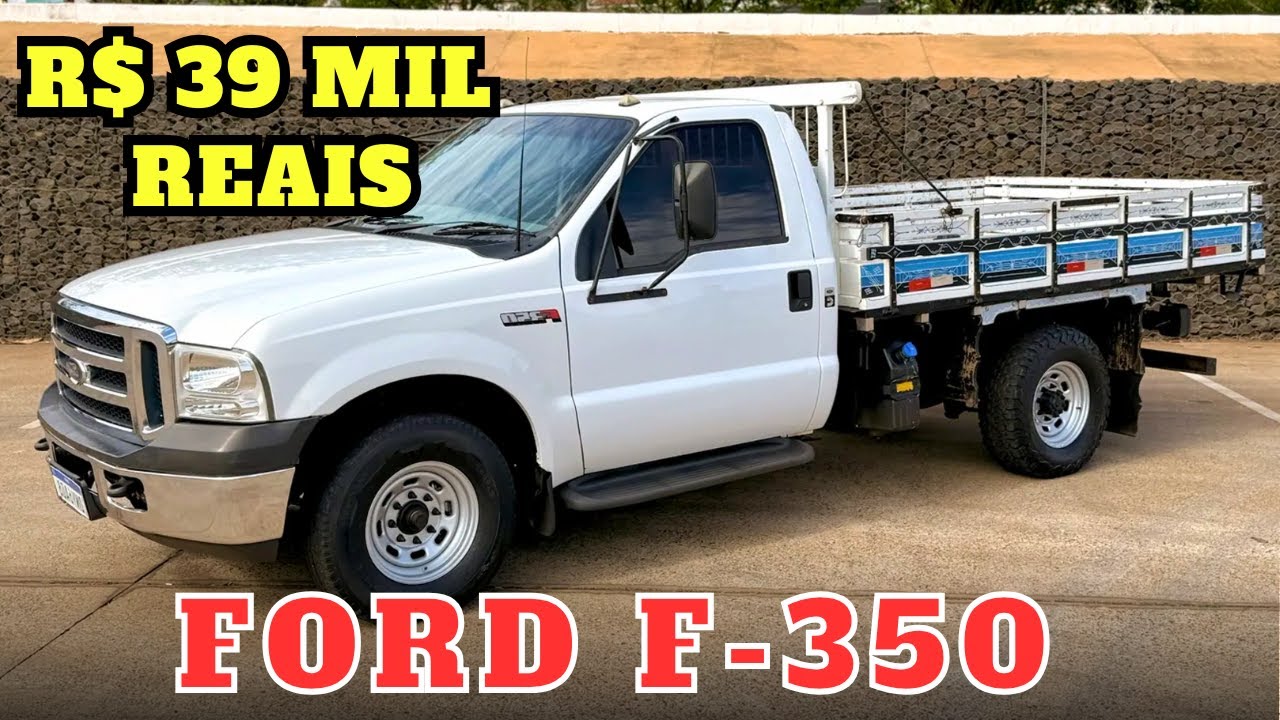 FORD F-350 À VENDA POR APENAS 39 MIL REAIS
