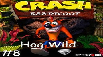 Crash Bandicoot (1996) - 100% Walkthrough, Part 8: Hog Wild - Clear Gem