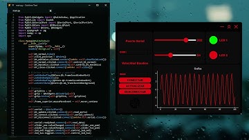 GUI moderna en Python usando Pyqt5 | Comunicación serial con Arduino