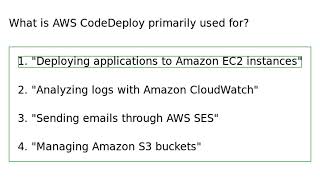 AWS CodeDeploy - Quiz