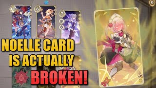 Noelle is UNKILLABLE in this TCG Deck.. | TCG Highlights | Genshin Impact