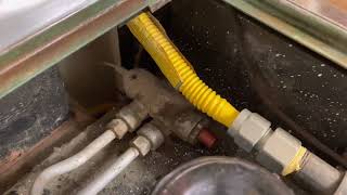 1940s Wedgwood stove gas reset button