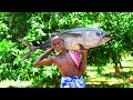 20 Kg GIANT TUNA FISH COOKING UNDERGROUND | FULL FISH TANDOORI RECIPE | Village Grandpa KARUPPASAMI