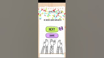 Brain test level 212 How many teeth he has? Walkthrough