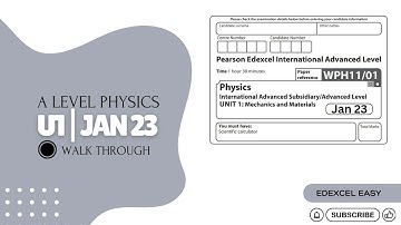 JAN 23 PHYSICS UNIT 1 QUESTION PAPER SOLUTION 1