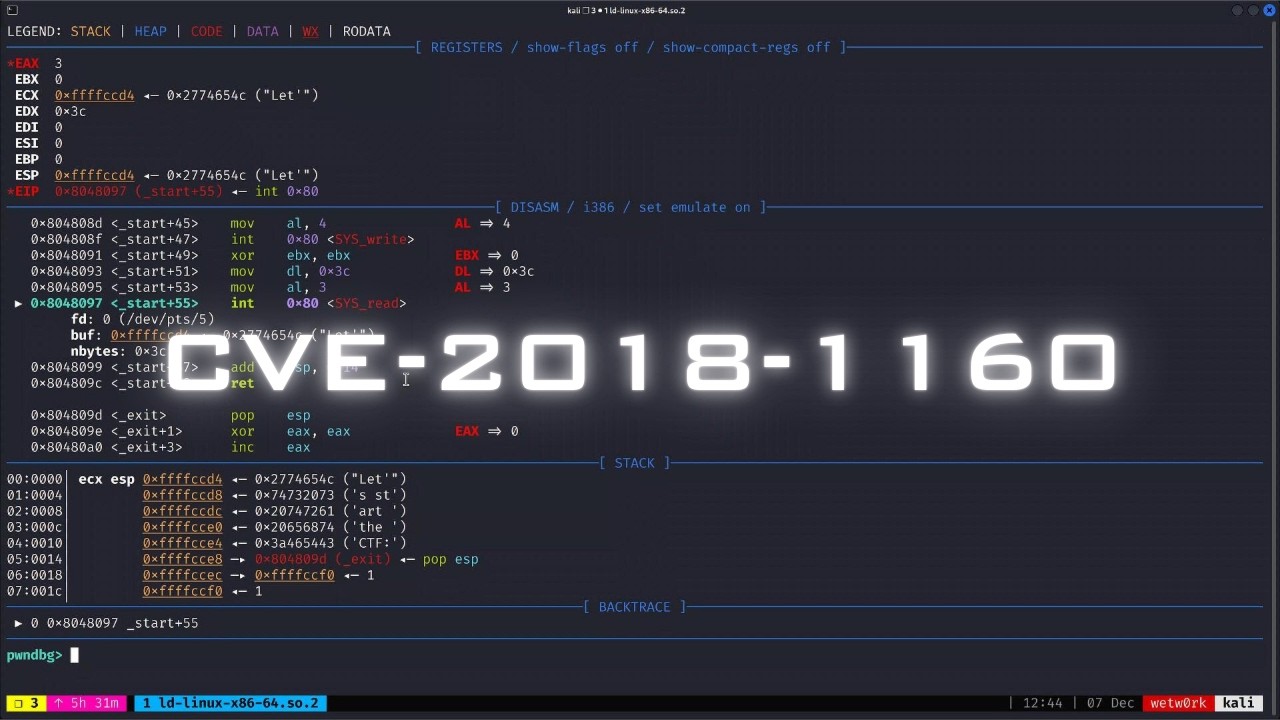 pwnable.tw - CVE-2018-1160