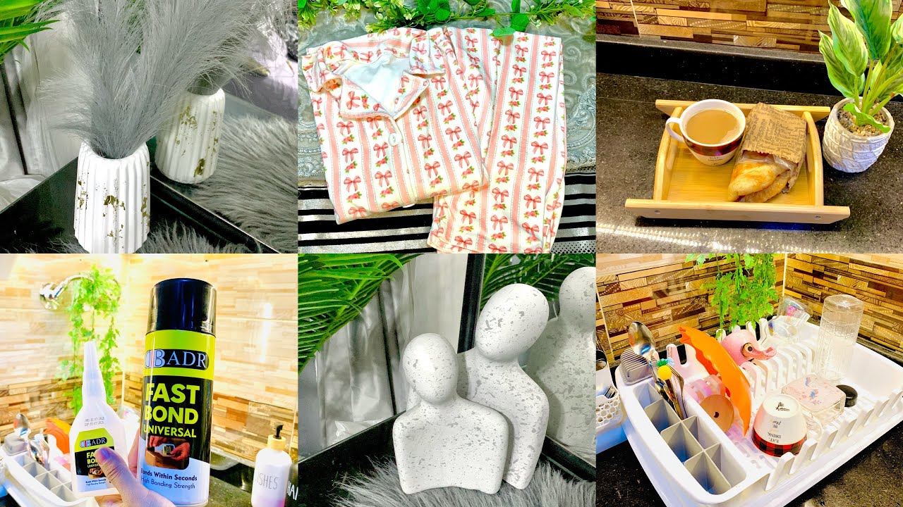 روتين الـ6 صباحاً🌸📻فطار🫔☕️ خليت المطبخ ينور🙈مشتريات ديكور هتخلي بيتك يجنن🏡🍄بيچامه شتوي جديده🎀🛍️