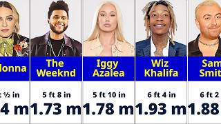 Singers And Musicians Height From Shortest To Tallest