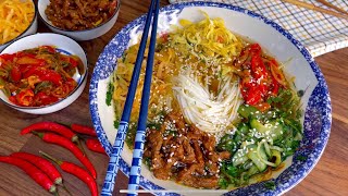 картинка: Кукси (кук-су) — корейский холодный суп, рецепт кукси! 🌶