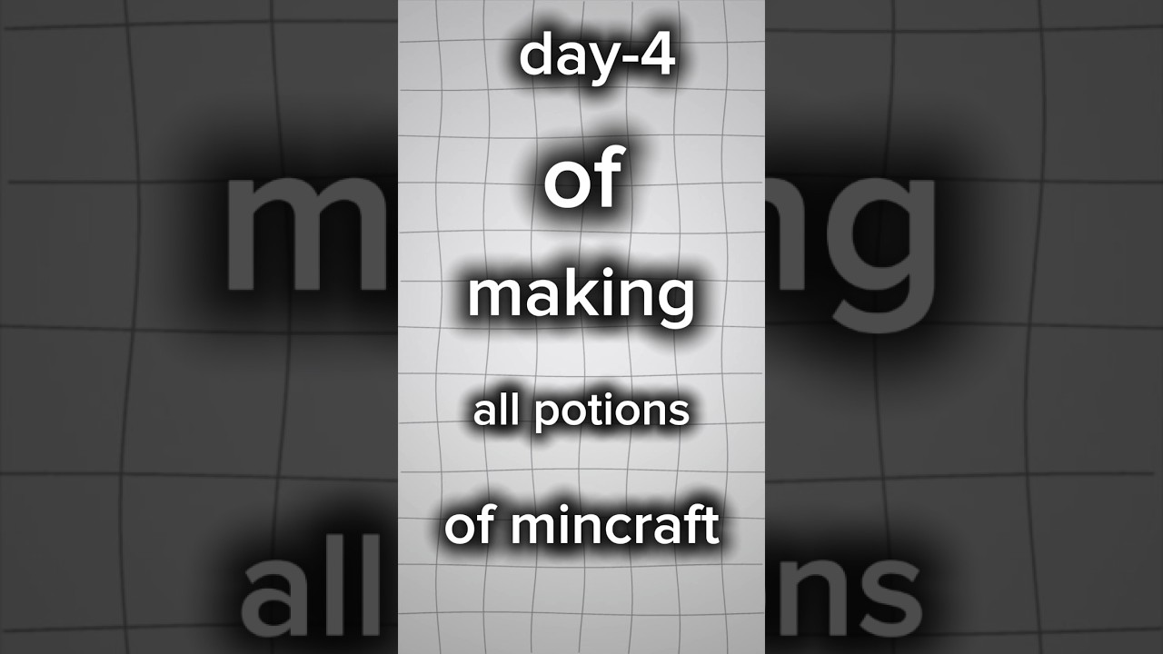 "Minecraft: INSANE Jump Boost Potion Trick! 🚀 (Day 4)"