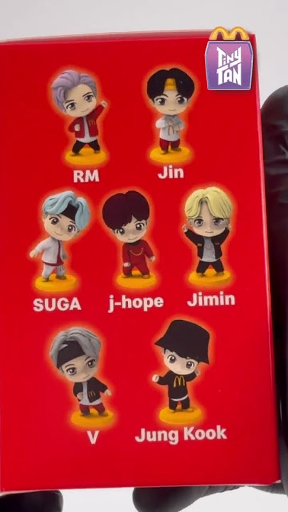 BTS x McDonald’s Collaboration 2025 💜 TinyTAN Toy Unboxing