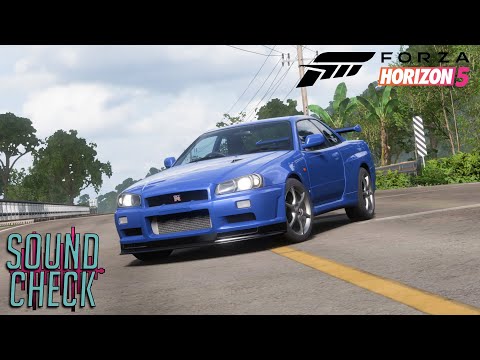 Forza Horizon 5 | Sound Check | Nissan Skyline GT-R V-Spec II (R34)