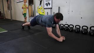 Plank Explosion w. Push up CHEST