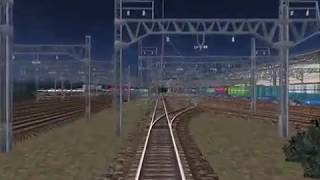 新VRM3★仮想越河駅レイアウトNo121夜汽車その14 EF65 500富士
