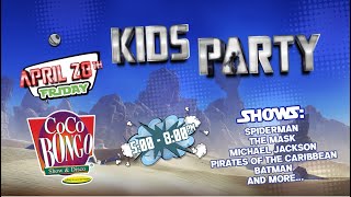 Join us at the Kids Party in Playa del Carmen!
