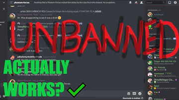 how to get UNBANNED from phantom forces Discord (and game) REALLY WORKS