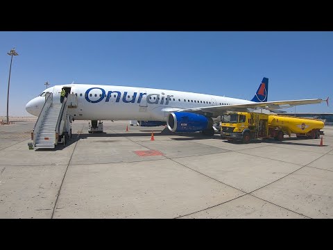 Hurghada über Kairo - Pyramiden von Gizeh • Onur Air A321-200 - Ägypten