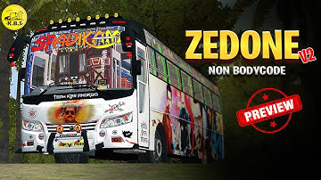 Zedone V2 Non Bodycode | Drive | Team KBS | Bussid | Bus Simulator Indonesia