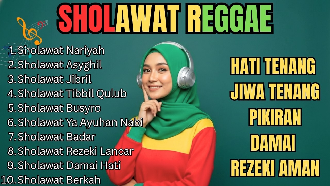 🎶 Sholawat Reggae Penenang Jiwa | Dengarkan Saat Lelah 🕊️