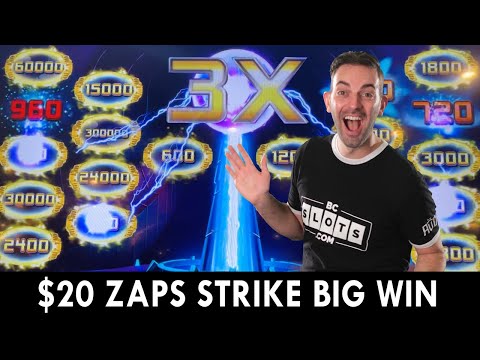 $20 Zaps ⚡ Strike A Big Electrifying Win! ⚡