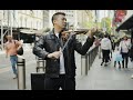 Canon In D Played On Violin With Loop Pedal Street Live Show Darioviolin Busker In Melbourne