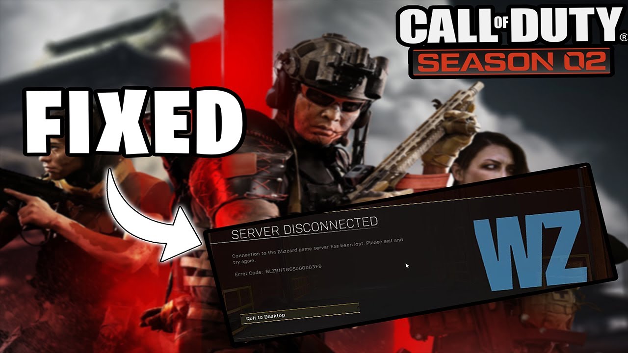 HOW TO FIX CONNECTION FAILED WARZONE Season 2 Warzone Unable to