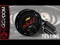 Live testing the aem xseries obd2 digital datastream gauge