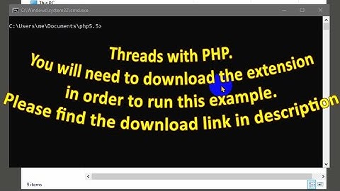 PHP Threads | missing php_pthreads.dll for windows #tecqmate #php #phptutorial