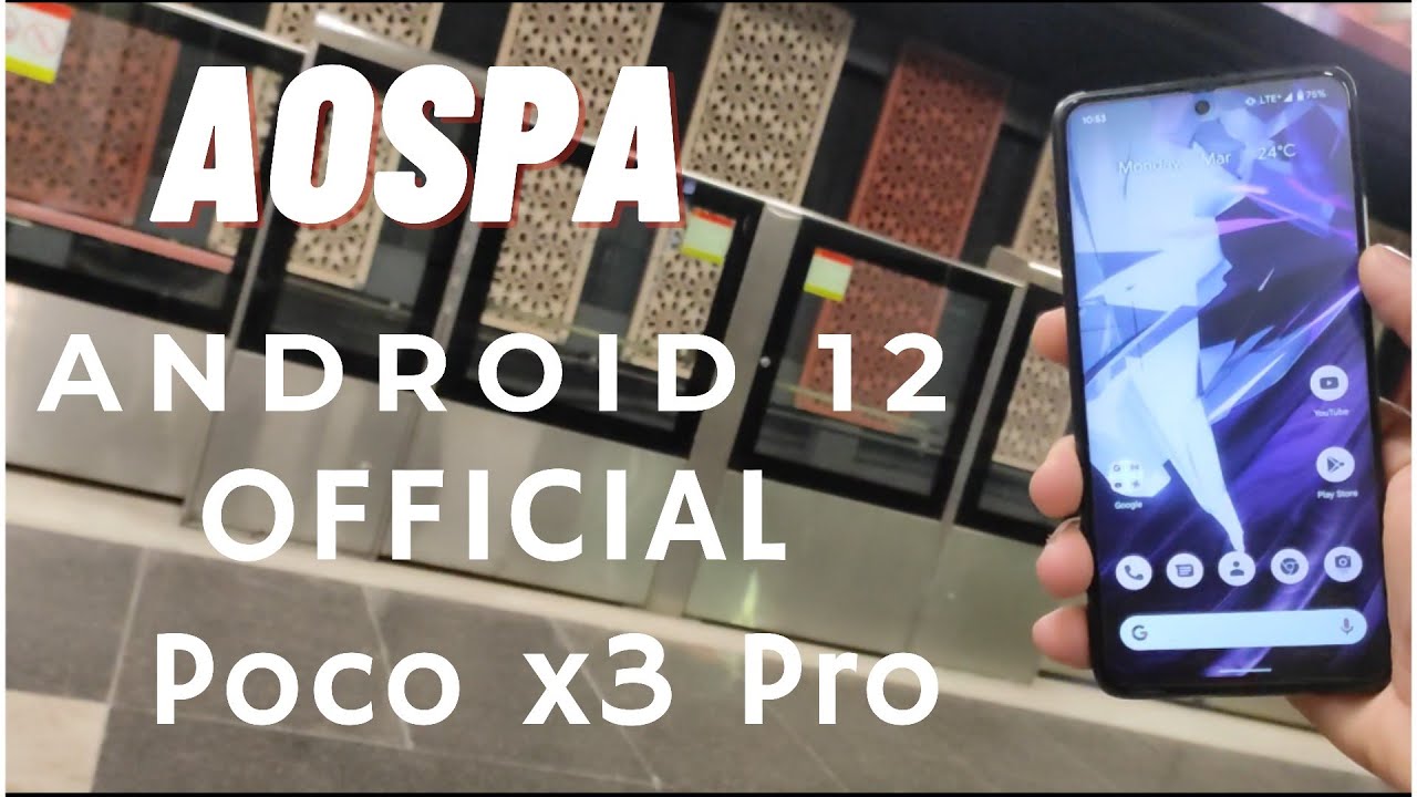 Paranoid Android | Android 12 | POCO X3 PRO - YouTube