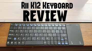 Rii i12 K12 Wireless Bluetooth Touchpad Keyboard Review/Hands on/Unboxing/Testing/Connect/Pairing