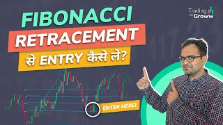 Fibonacci Retracement Trading Strategy | Pullback Based Share Trade | Trading With Groww