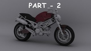 Bike modeling 3DS Max 2015 tutorial Part - 2