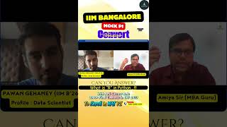 Can you Answer IIM Bangalore Interview (mock) Question - What is "R" in the Python - Pawan Gehaney